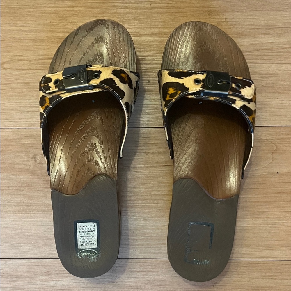 Dr. Scholl's Leopard Print Mules